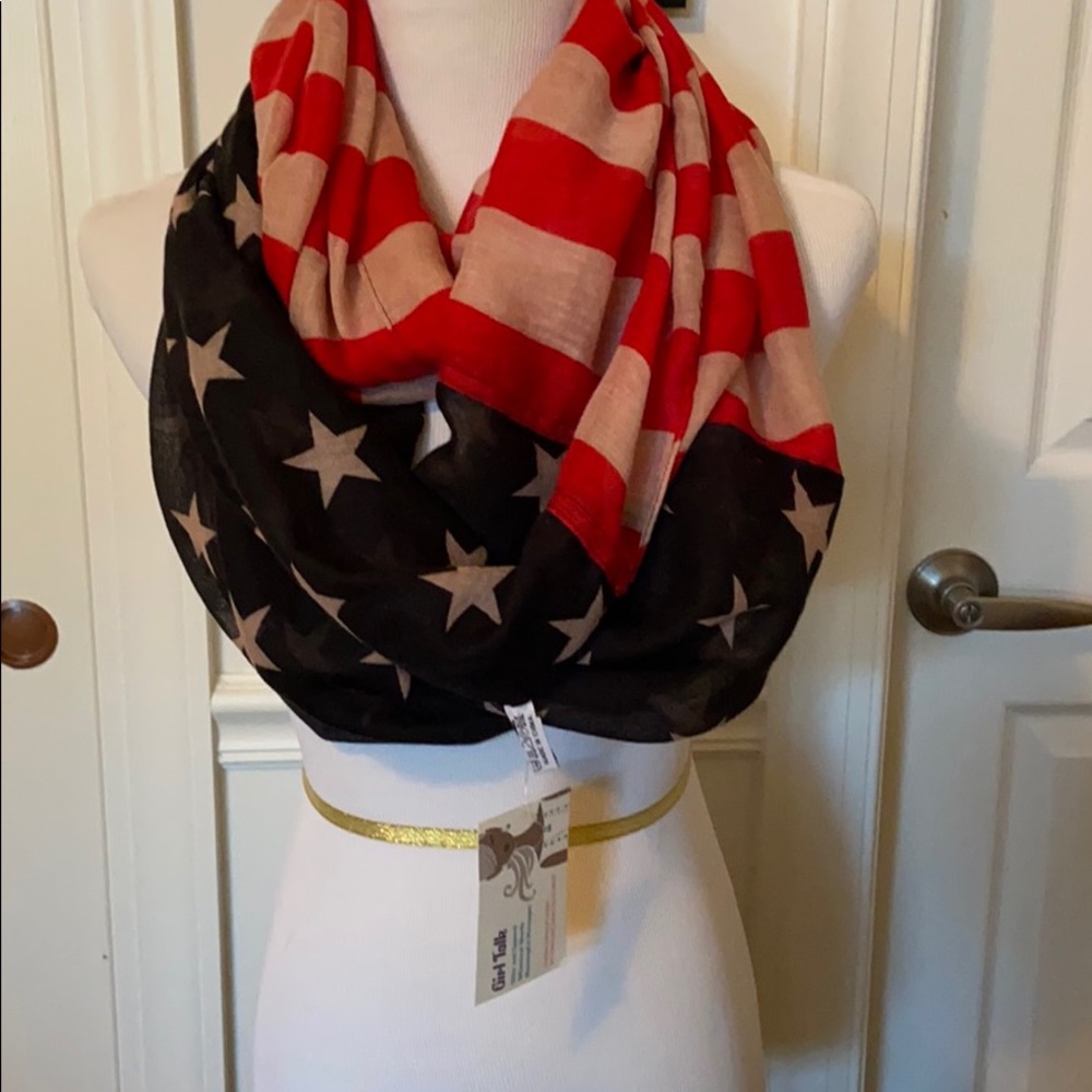 Stars and Stripes infinity scarf